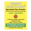 Sprouted Flax Powder