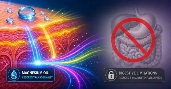 Magnesium Oil Bypasses Digestive Limitations