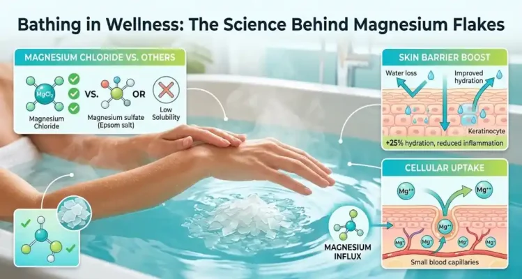 Bathing in Wellness: The Science Behind Magnesium Flakes