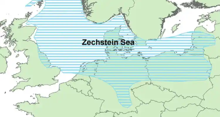 200 million years old Zechstein Sea